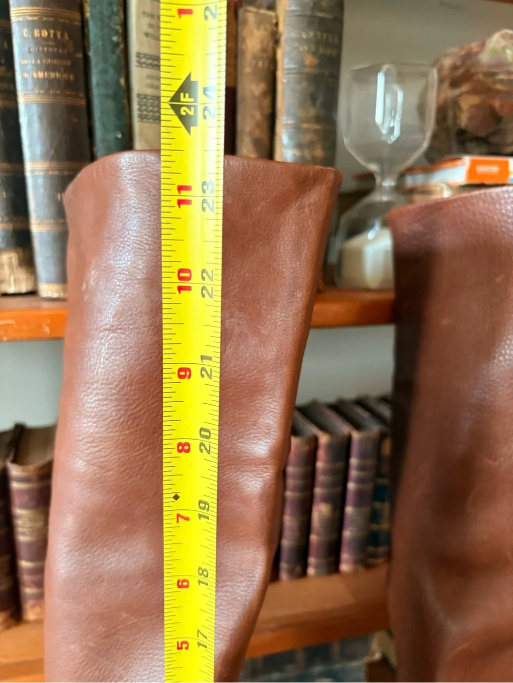 Vero Cuoio Tall Brown Leather Over-the-Knee Boots